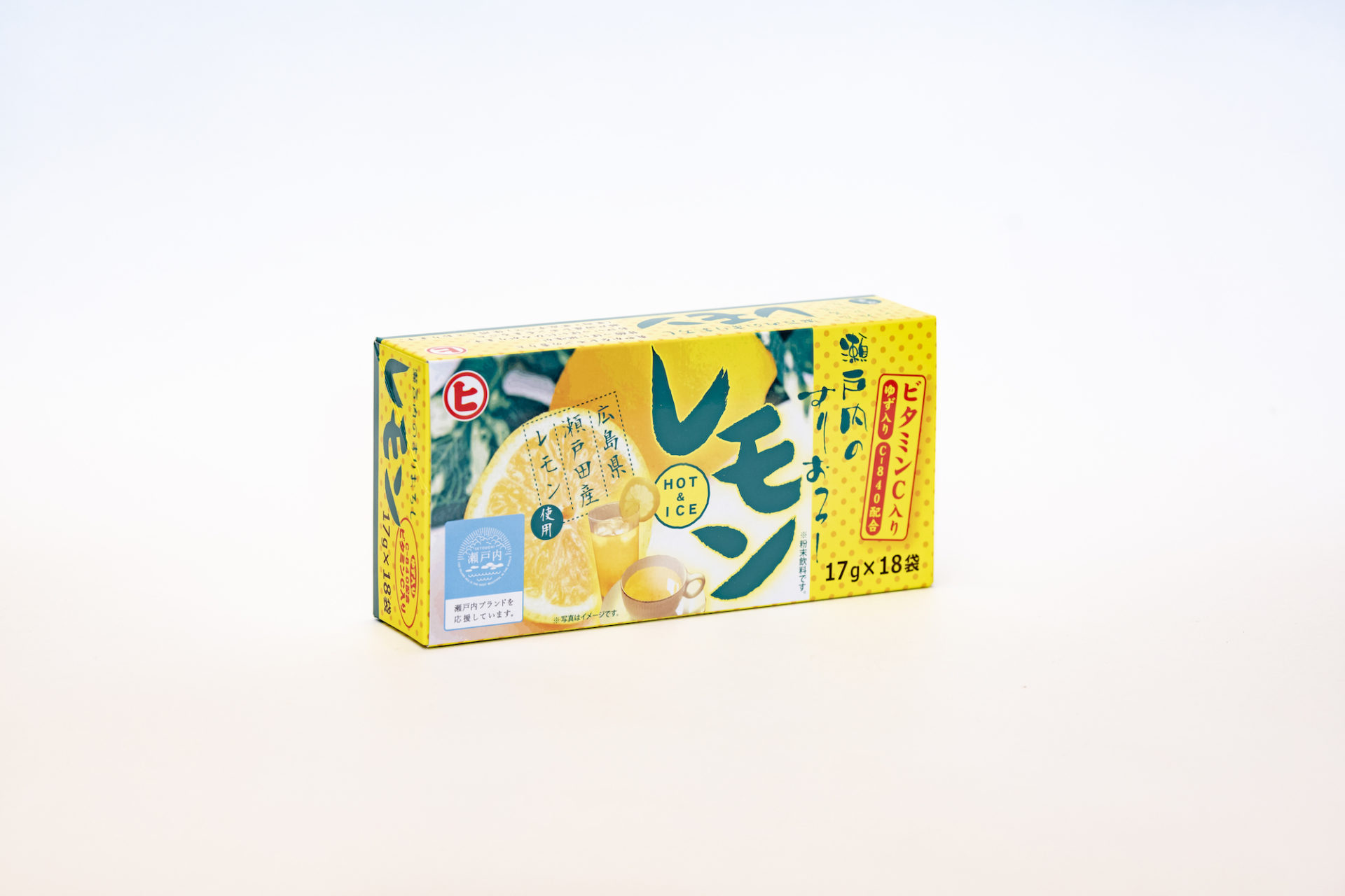 瀬戸内のすりおろしレモン(18袋入り) [4箱セット] | 尾道市向島の元祖しょうが湯 株式会社樋口製菓